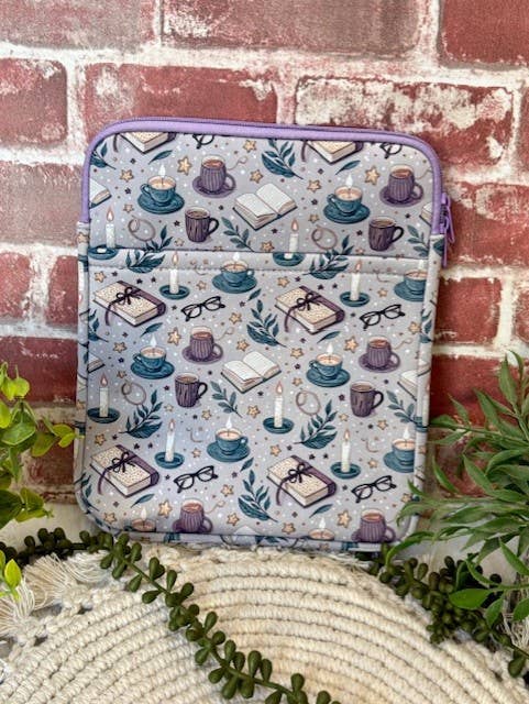 8x10 Reading Book Sleeve | Book Sleeve | Kindle Storage