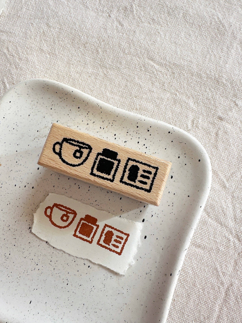 Cozy Ink Sesh Wooden Stamp
