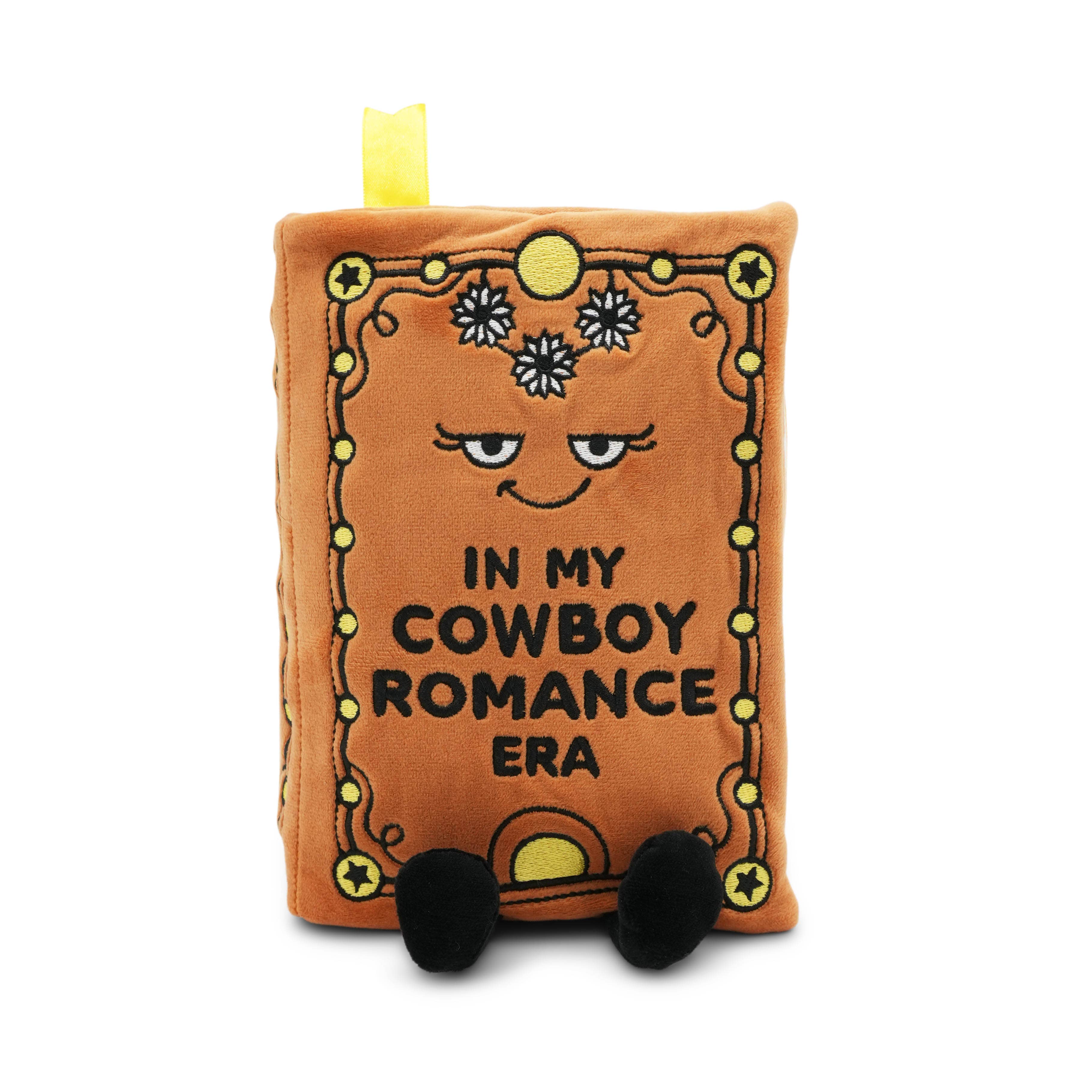 "In My Cowboy Romance Era" Book Plush