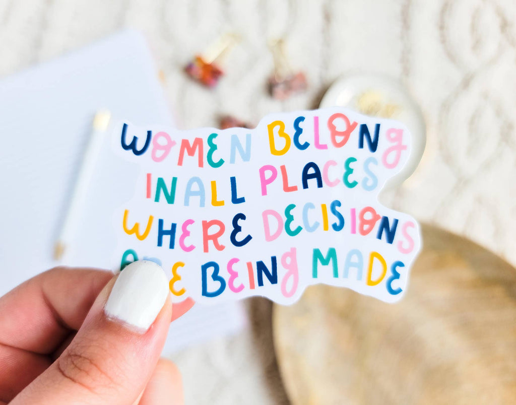 Ruth Bader Ginsburg Feminist Sticker