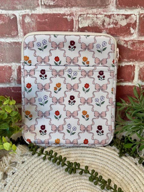 8x10 Floral Book Sleeve | Book Sleeve | Kindle Storage