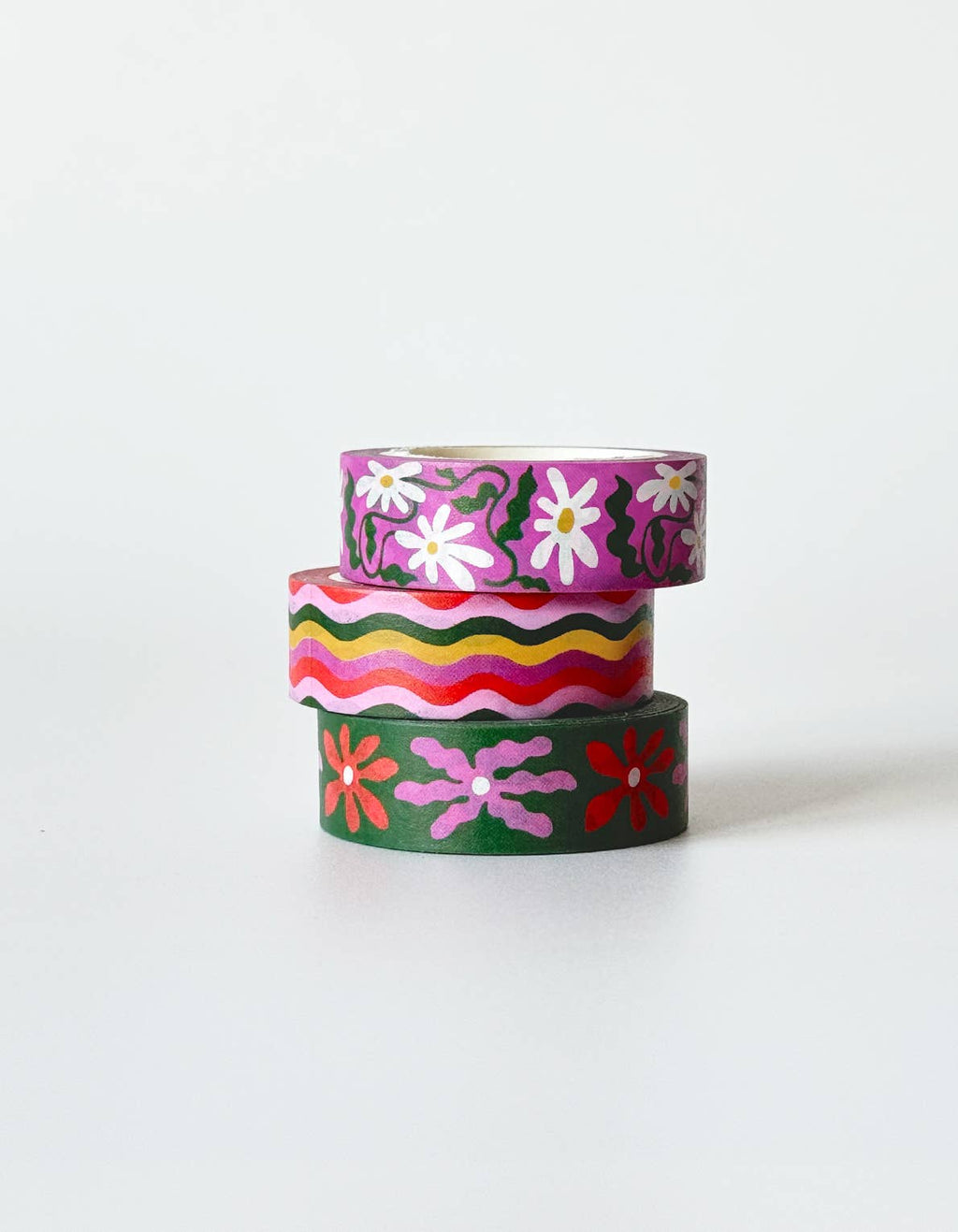 Washi Tape, Set of 3 | Wavy Daisy