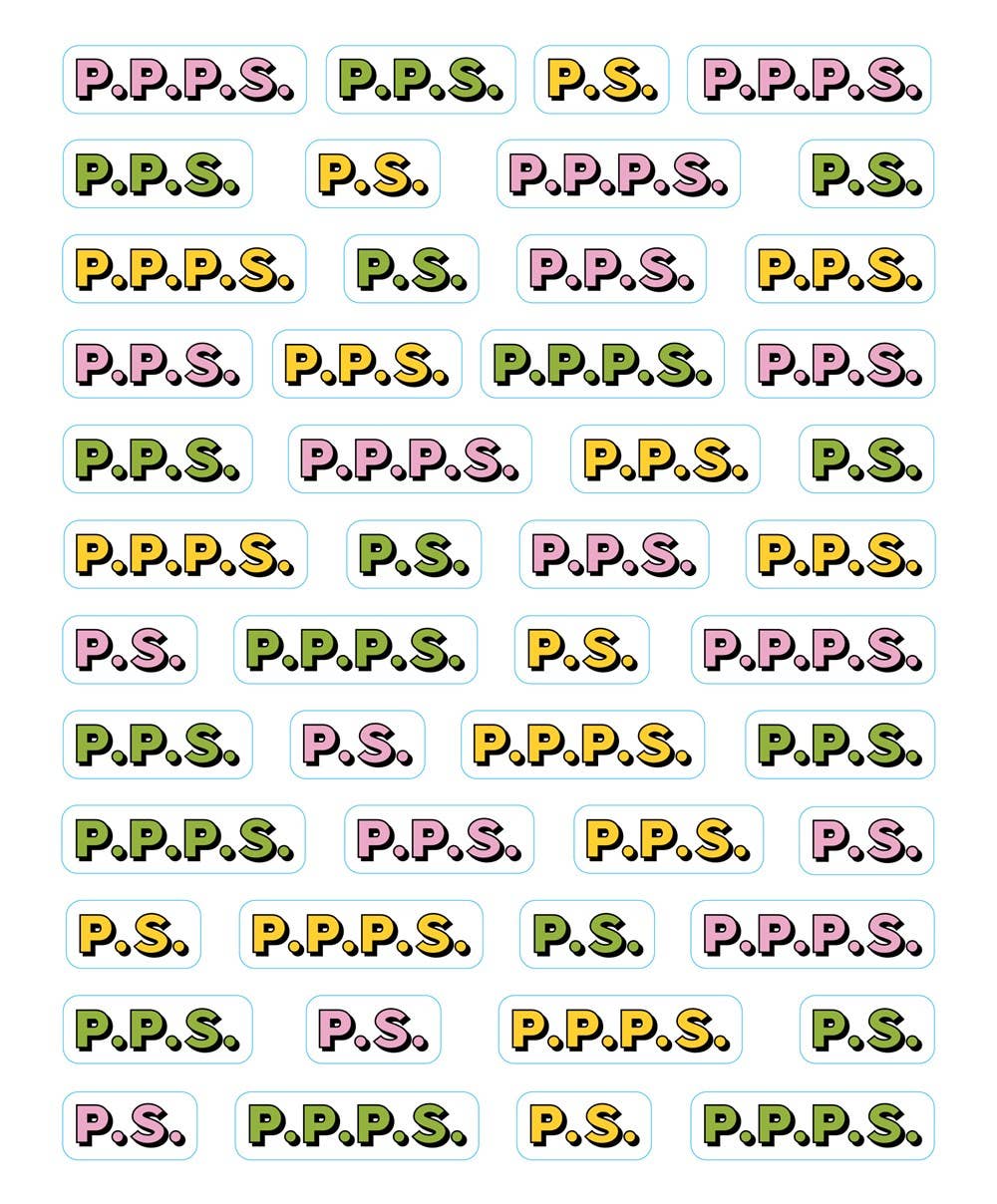 So. Many. Snail Mail Stickers.