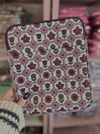 Retro Floral Book & Kindle Sleeve Pouch