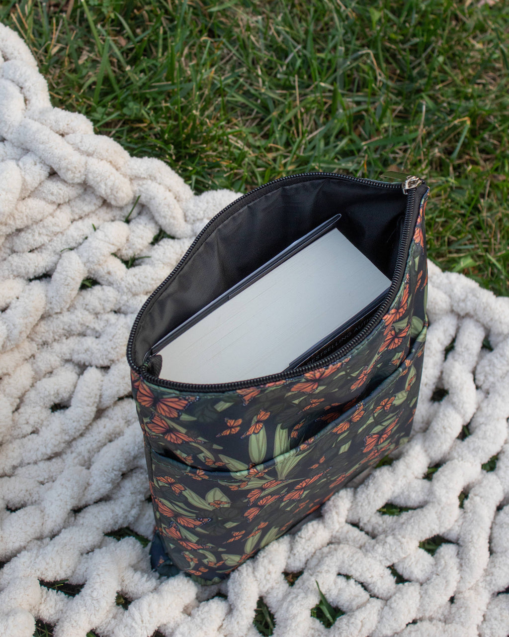 Butterfy Garden Book/Tablet Sleeve