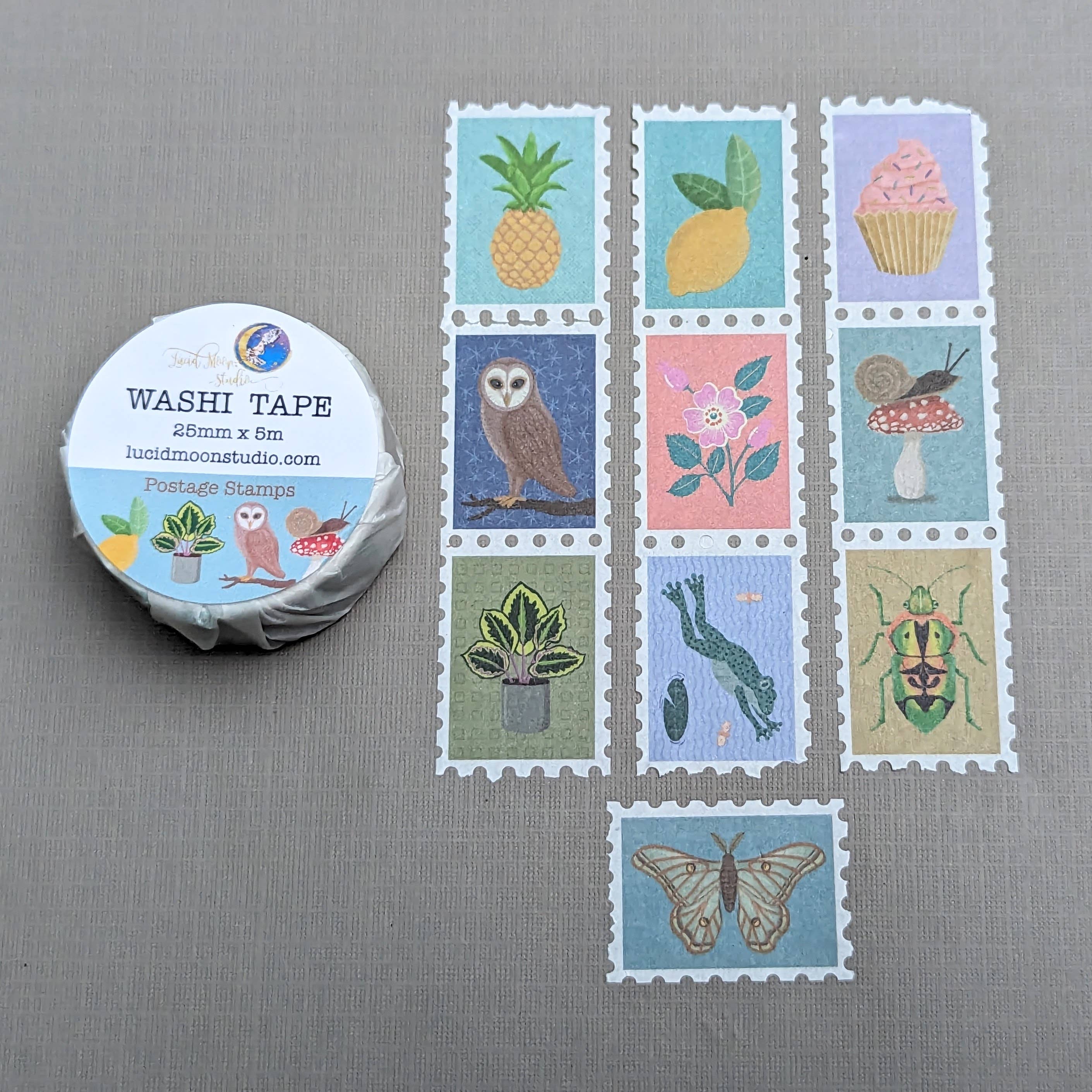 Nature Postage Stamp Washi Tape