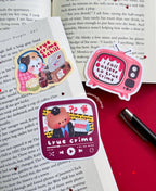 True Crime & Chill Matte Vinyl Sticker Set