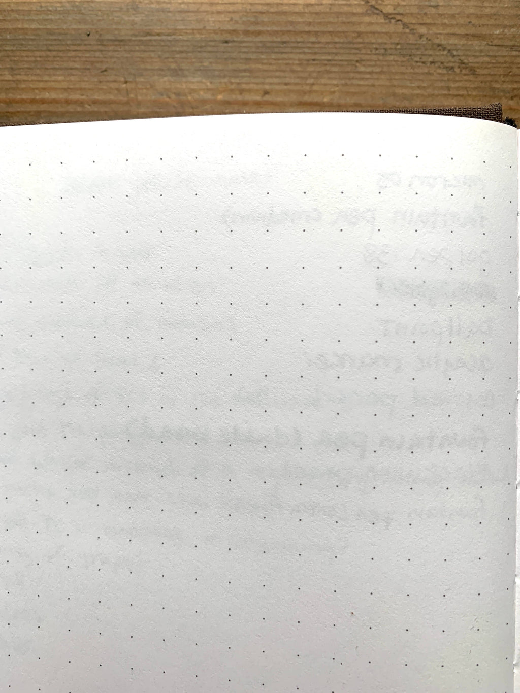 The Wanderer - B6 vegan dot grid notebook, 100gsm ivory pape