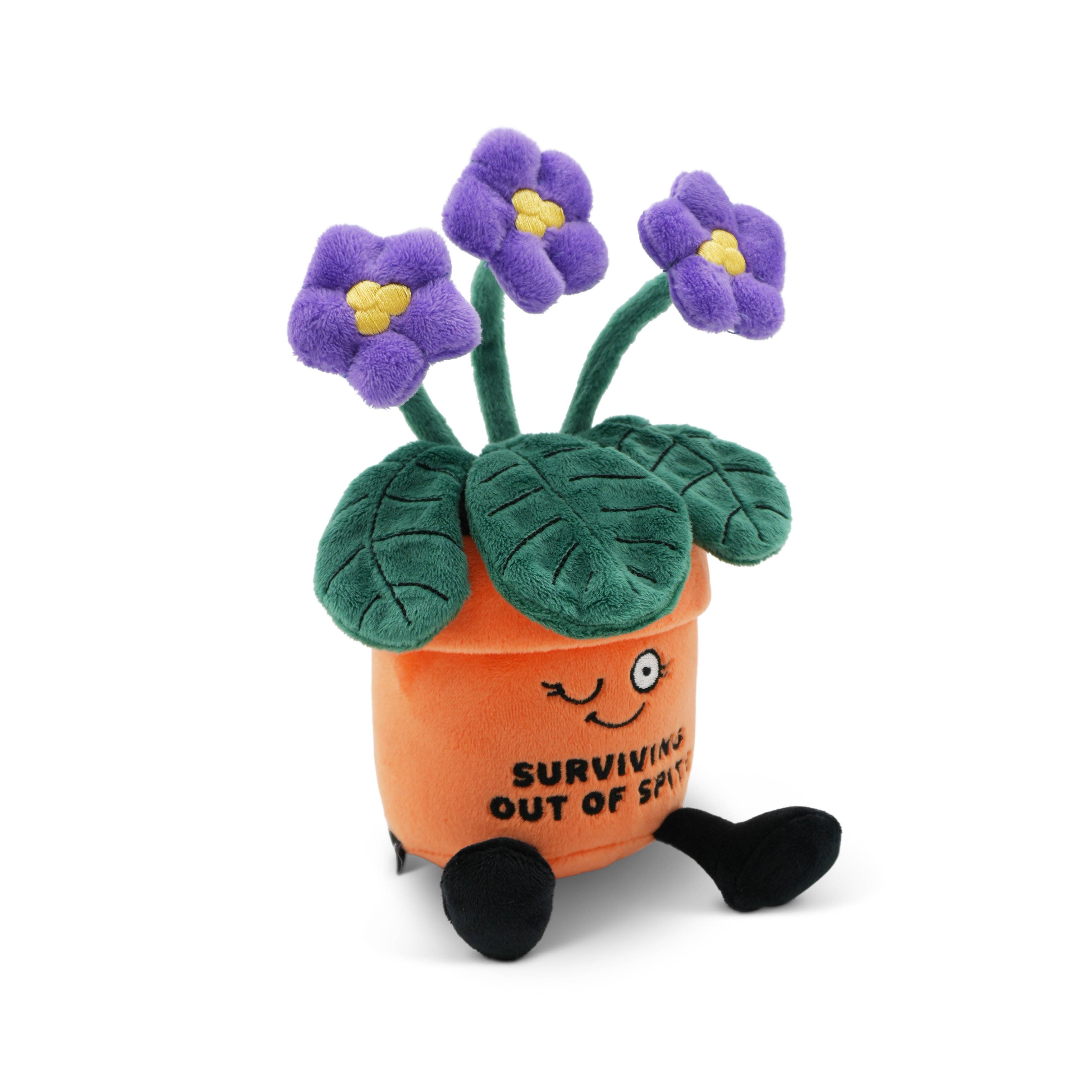 "Surviving out of Spite" - Plush Flowers