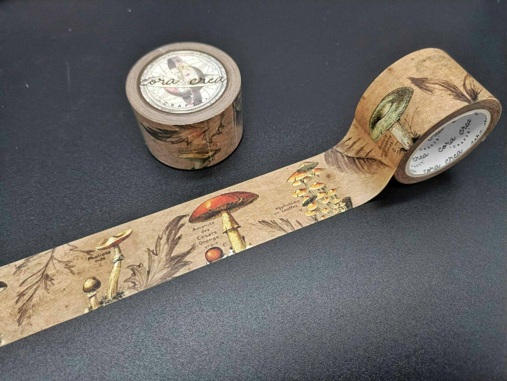 Vintage Mushrooms Washi Tape