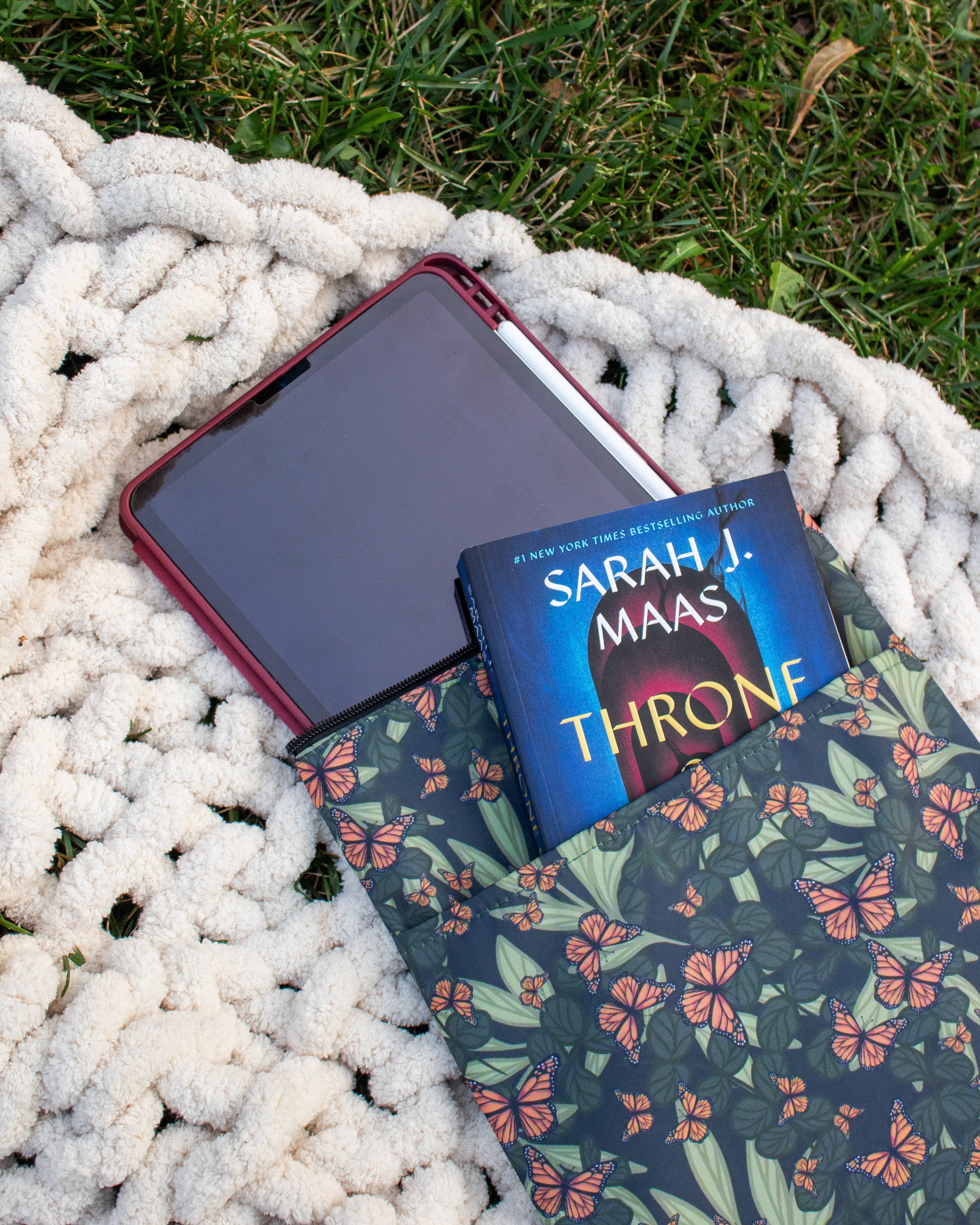 Butterfy Garden Book/Tablet Sleeve