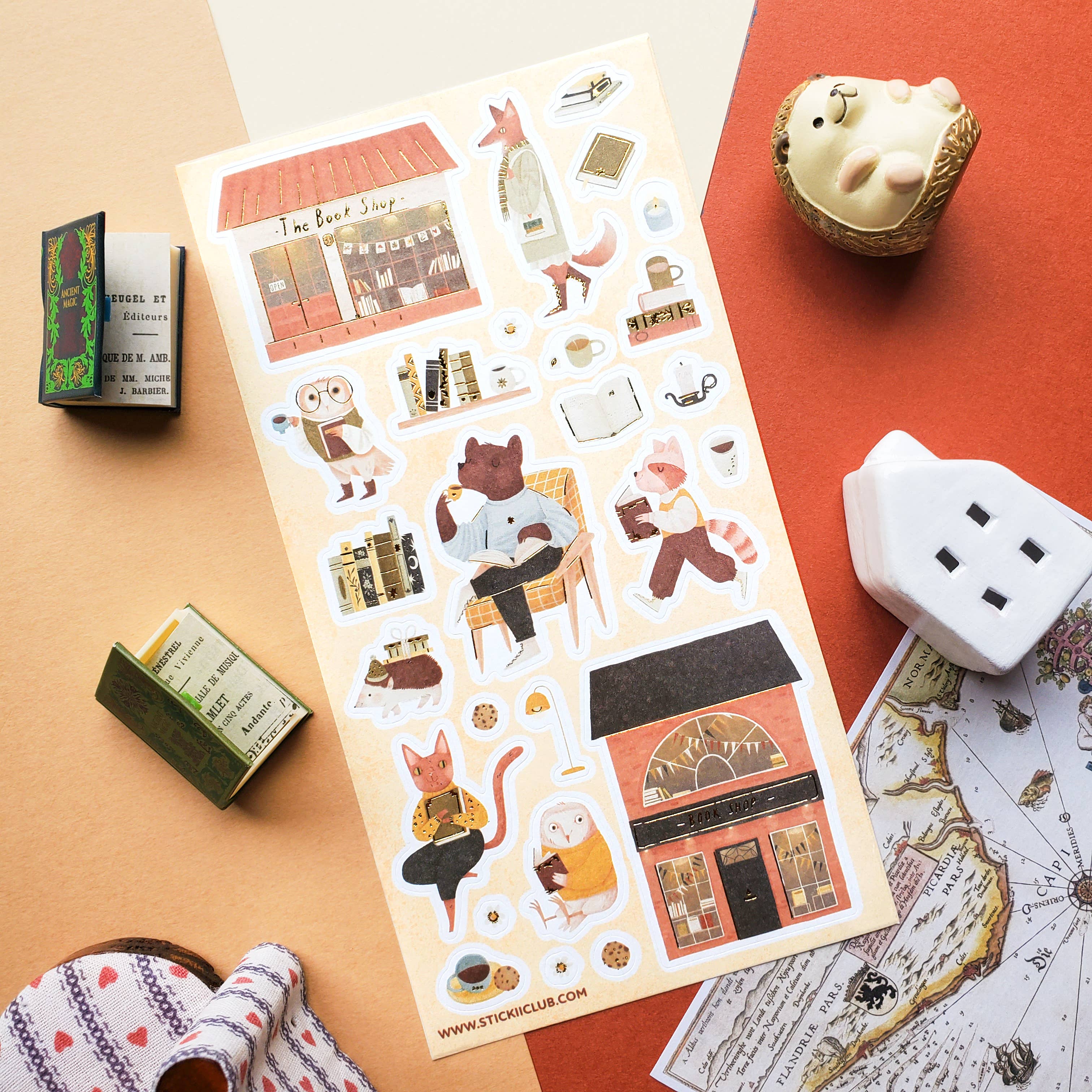 To the Bookshop Sticker Sheet