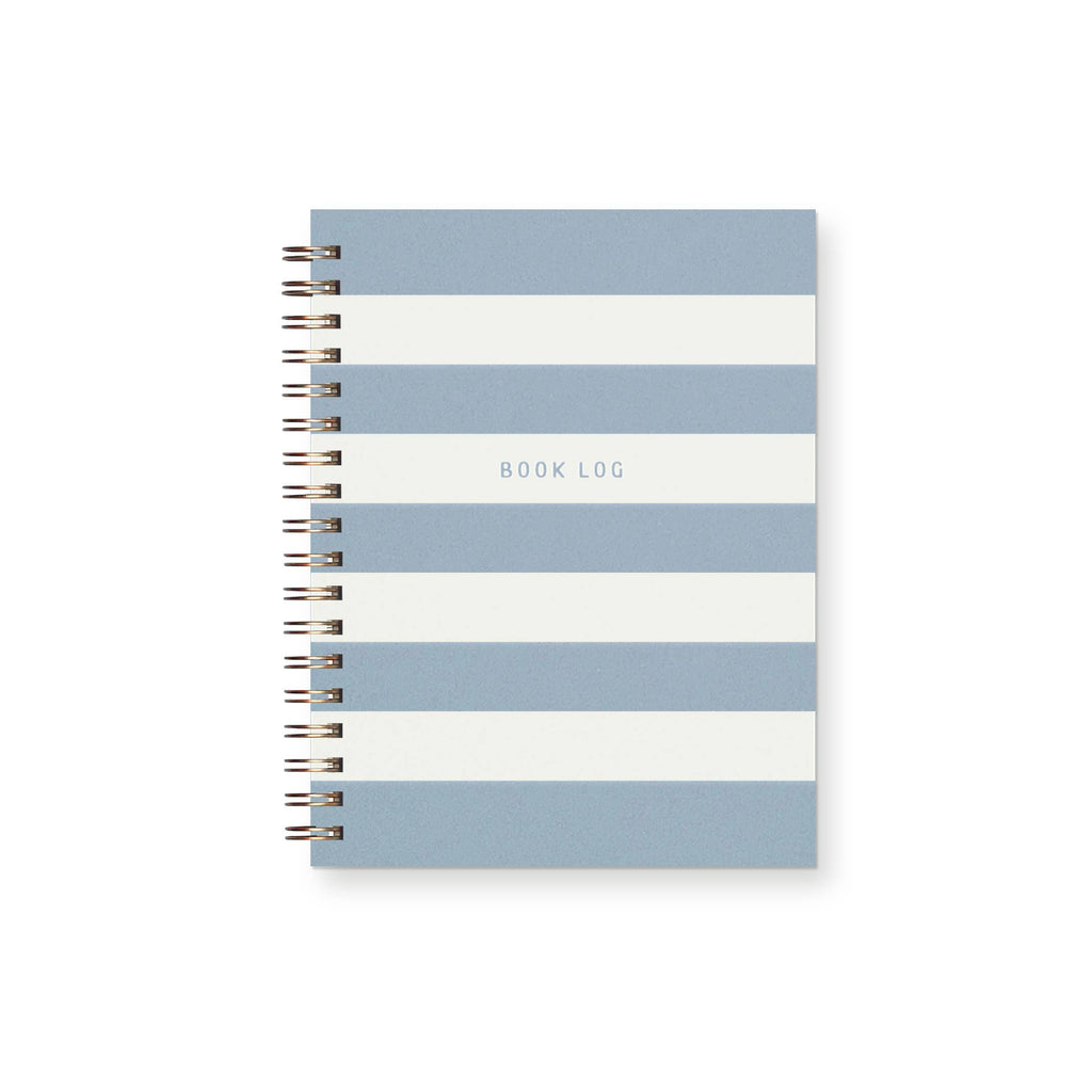 Striped Book Log Reading Journal