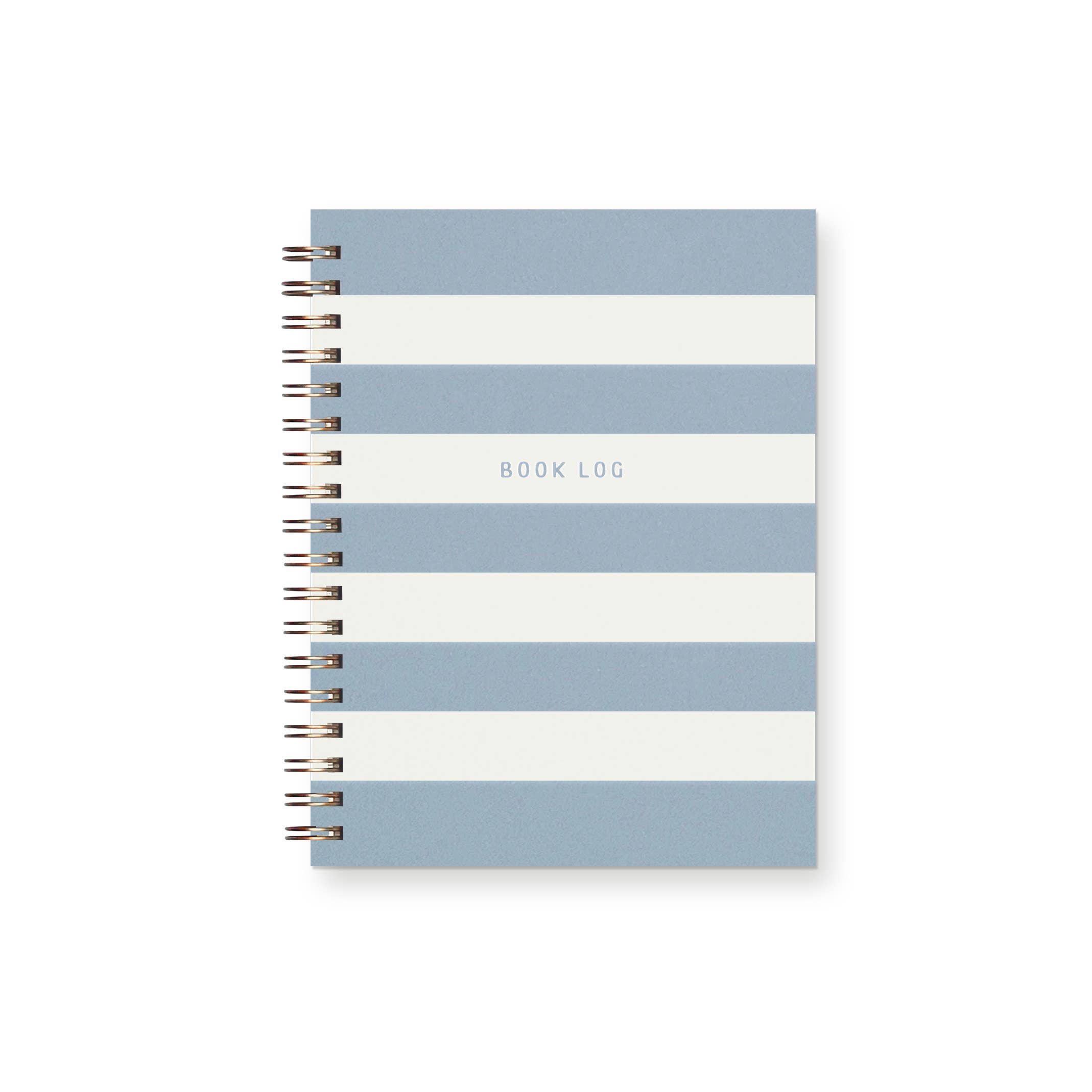 Striped Book Log Reading Journal