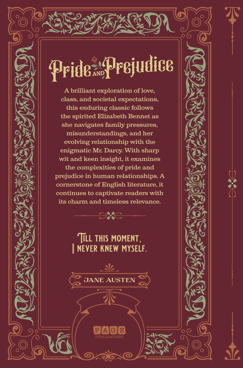 Pride & Prejudice (Deluxe Hardcover)