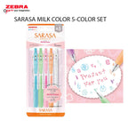 Zebra Sarasa Milk Color 5-Color Set