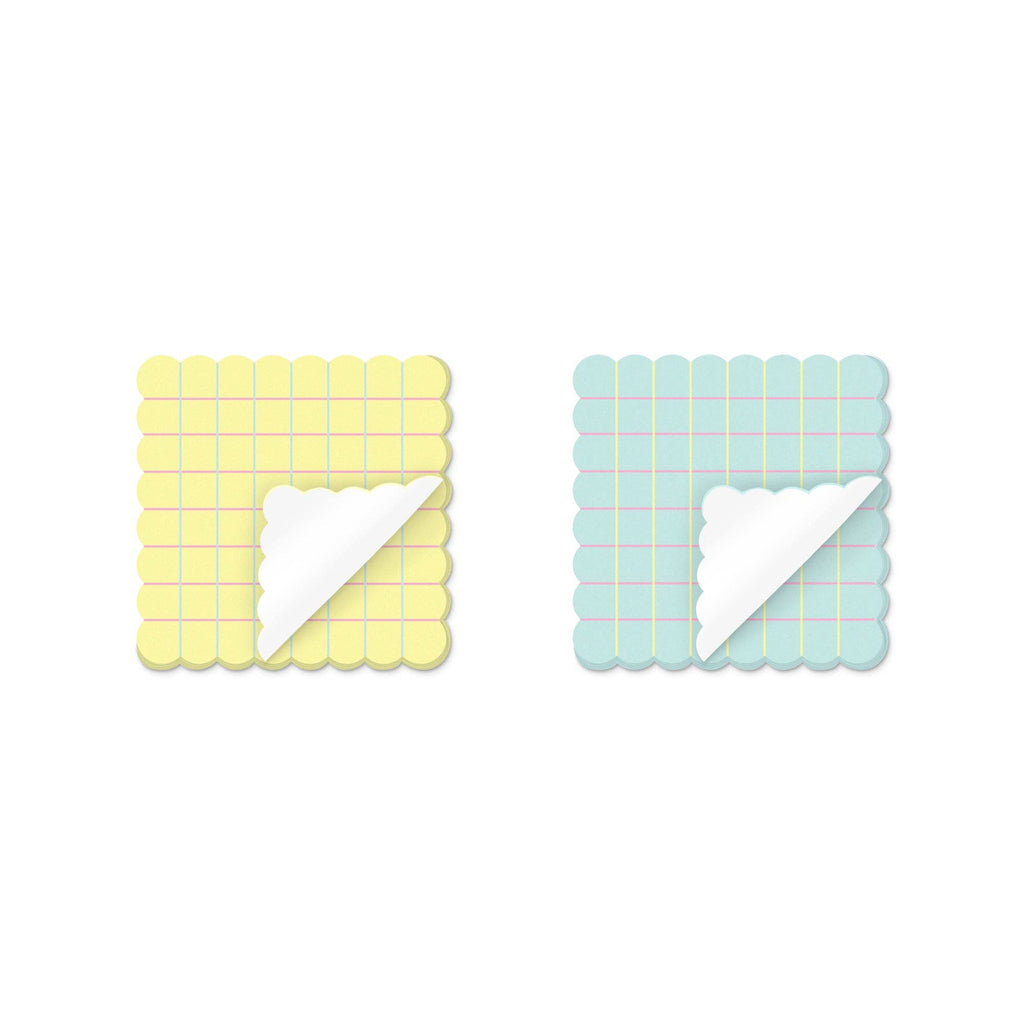 Pastel Plaid Sherbet Sticky Notes & Sticky Flags