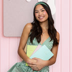 Matcha A5 Spumoni Swirls Scalloped Journal