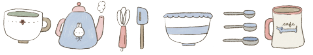 Baking at home washi tape