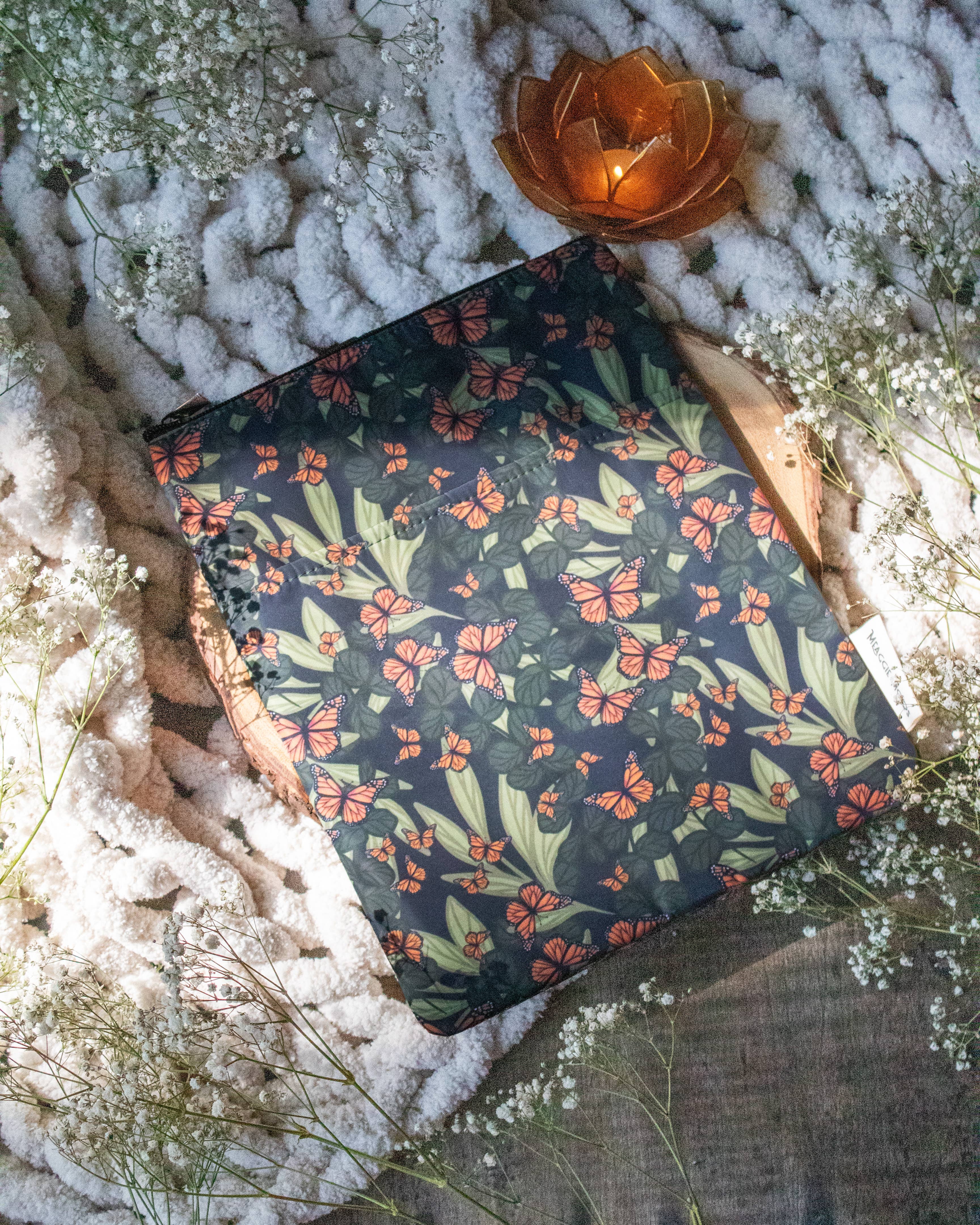 Butterfy Garden Book/Tablet Sleeve