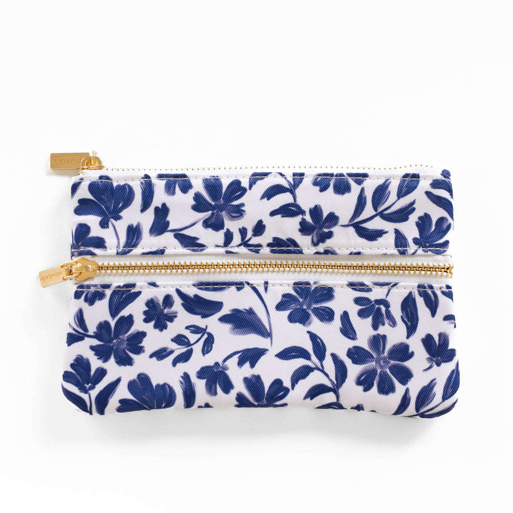 Porcelain Floral Pencil Pouch