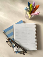 Striped Book Log Reading Journal