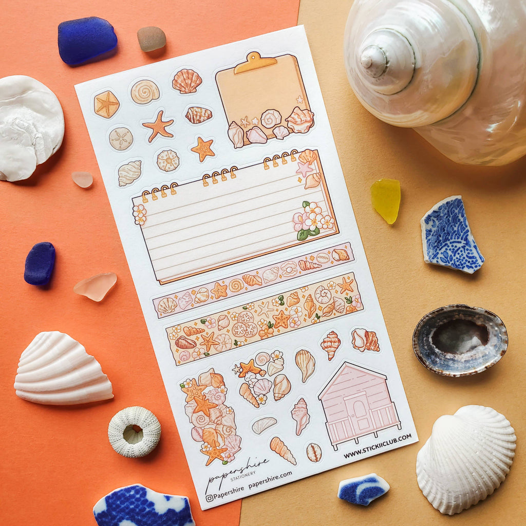 Seashell Splendor Sticker Sheet