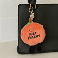Just Peachy Plush Bag Charm