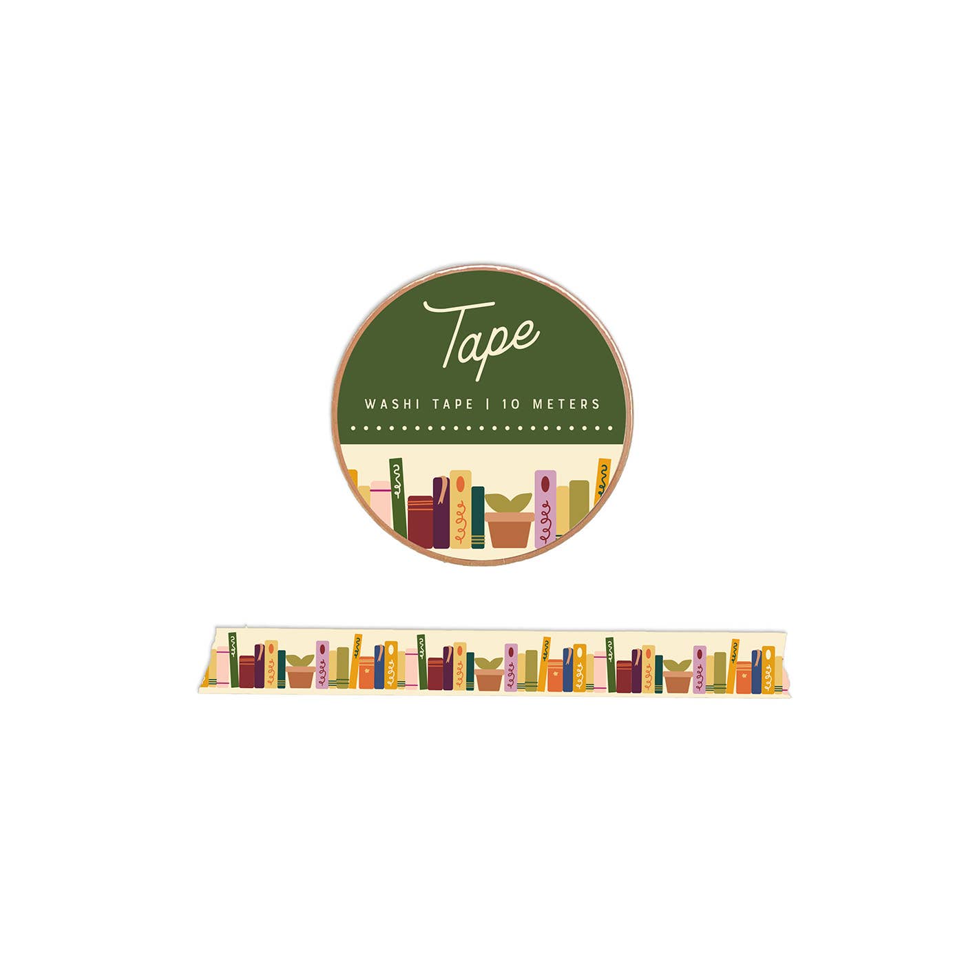 Book Shelf Reading Washi Tape