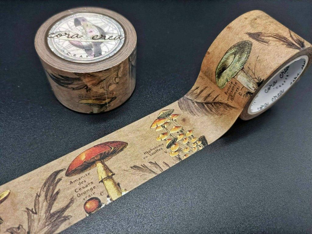 Vintage Mushrooms Washi Tape