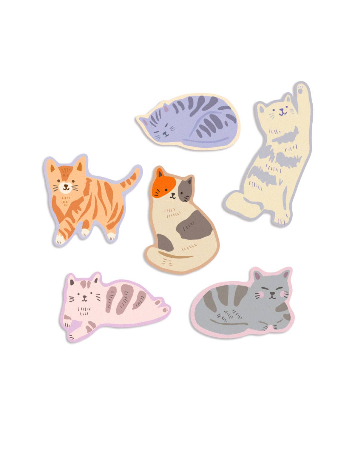 Cats Flake Stickers