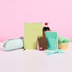 Matcha A5 Spumoni Swirls Scalloped Journal