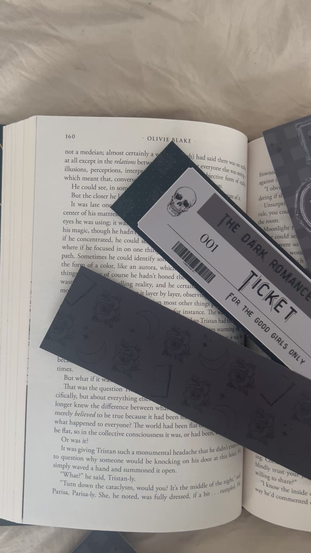 Dark Romance Society Bookmark Trio